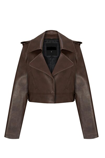 TFS BIKER CEKET KAHVE