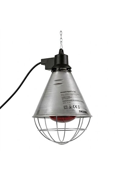 KERBL Lampă cu infraroșu 22280 – Abajur din aluminiu, Cablu de 2,5 m |   Cea ...
