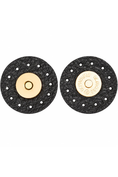 knitme Leather Round Magnet Ba-0059