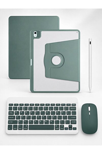 Five e Apple iPad Air 13 M2/M3/M4 ile Uyumlu DeskFold Türkçe Q Klavyeli 360° ...
