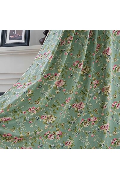 GENERAL ستائر بوهو جاكار من ENJOYBRIDAL بطول 63 بوصة، لوحتين، ستائر زرقاء بنق...