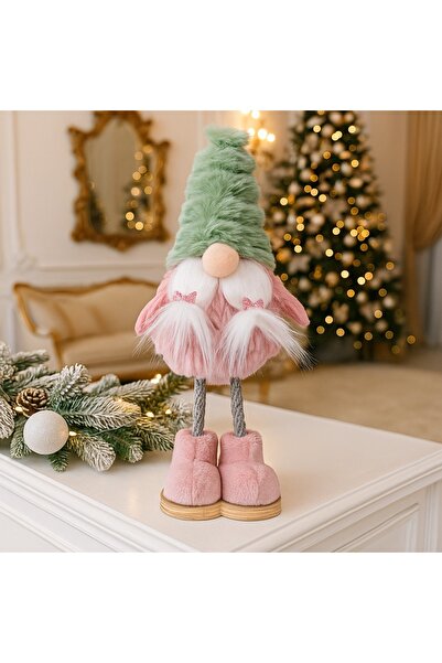 Ornament24 Gnom de Craciun textil, ornament festiv spiridus, figurina fetita ...