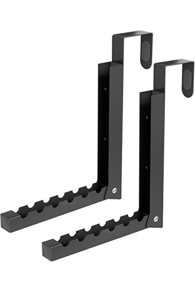 Arabest 2 Pack Over The Door Hangers, Folding Hanging Coat Racks with 6 Ridge...