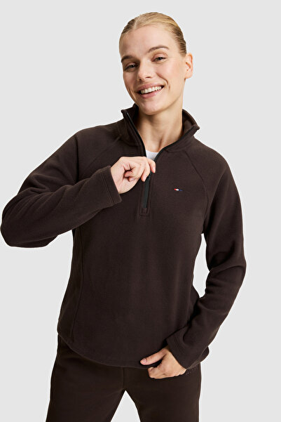 U.S. Polo Assn. Women's Dark Brown Knitted Cardigan 50329013-Vr084
