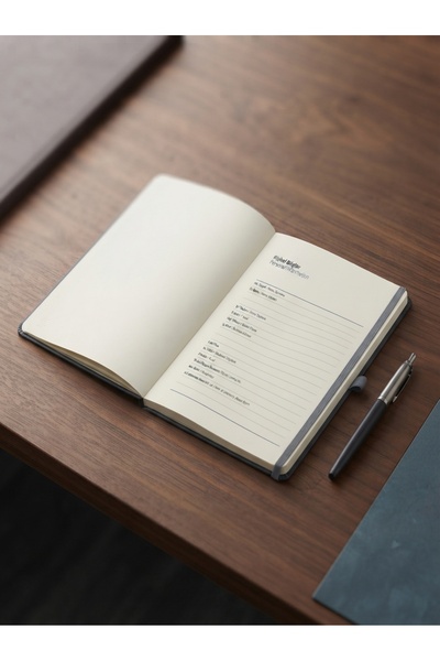 Adalinhome Special Design Teacher's Day Gift Thermo Leather Cover Lined Agenda Notebook 15X21 cm