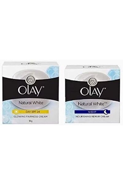 OLAY Natural Day-Night Mulberry Extract White Cream, 50 G /2 Pieces