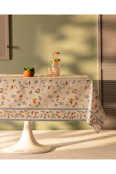 Madame Coco Adenya Basket Arbnor Pvc Tablecloth - Colorful - 100X140 cm