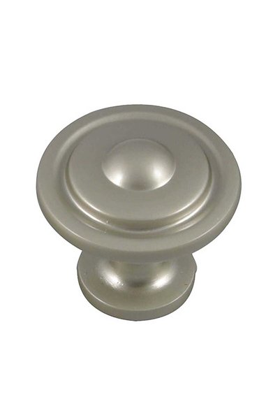 OEM Buton pentru mobila, metalic, nichel satinat, M 481.97.25, 32 x 27 mm