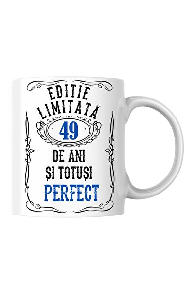 INOVATIX Personalized Can - Limited Edition 49 Years Old and Perfect, Λευκό, ...