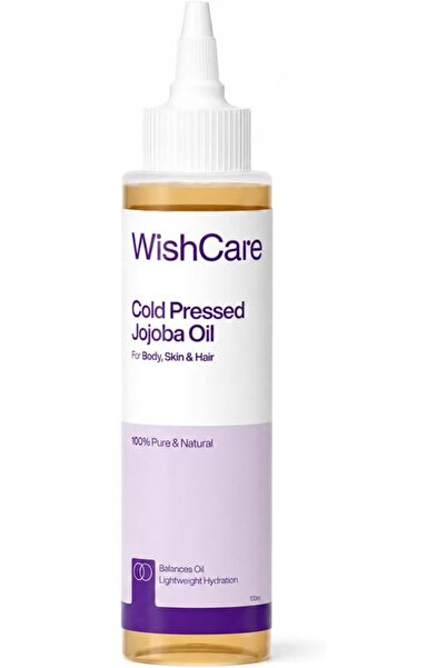 WishCare زيت الجوجوبا الطبيعي غير المكرر والمعصور على البارد للوجه والشعر وال...