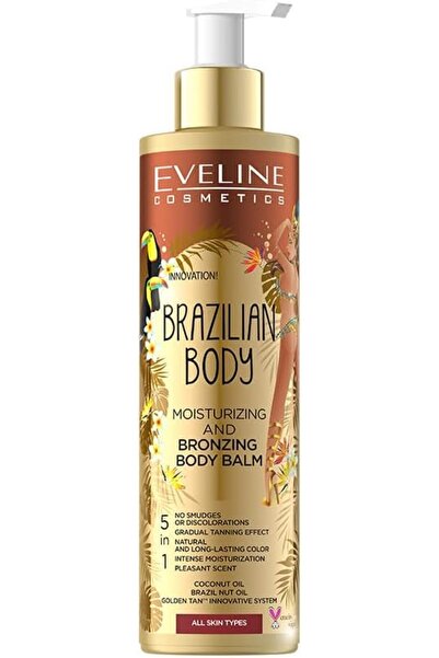 Eveline Cosmetics Brazilian Body 5-in-1 Moisturizing Bronzing Body Lotion - B...