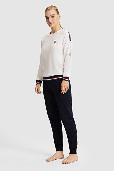 U.S. Polo Assn. Women's Ecru Pajama Set 50333549-Vr019