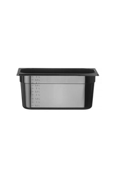 HENDI Recipient GN 1/3 Cool, 5,5 L, negru, 325 x 176 x 150 mm