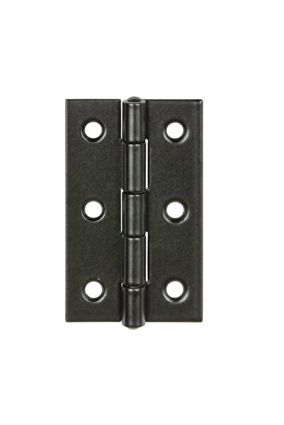 OEM Flat wing hinge, for furniture, steel, black, Vormann, 80 x 41 mm