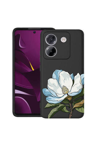 bestcase ®   TPU Ултра тънък калъф за Honor 600 Smart, Флорален - Синя магнол...