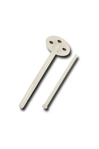 Flamex Diblu fluture din plastic pentru polistiren, Ø10 x 160 mm, pachet 100 buc