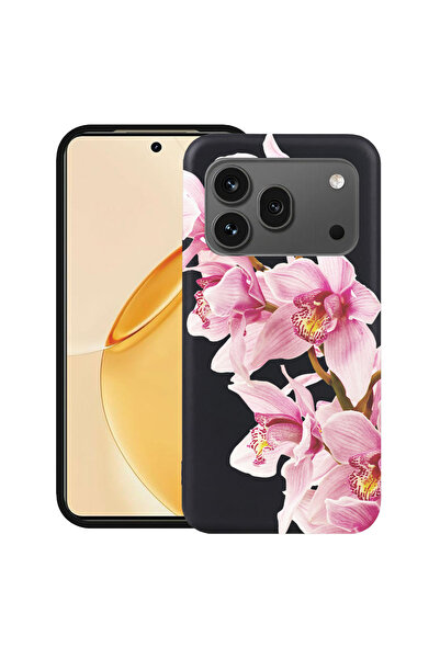 bestcase ®   Θήκη TPU Υπέρλεπτη για Honor 600 Pro, Φλοράλ - Κομψή Ροζ Ορχιδέα...