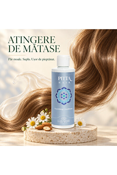 Lakshmi Balsam Hranitor pentru Par Fin si Scalp Sensibil Pitta Hair 200 ml, c...