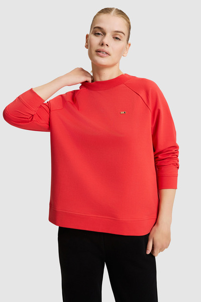 U.S. Polo Assn. Women's Red Basic Sweatshirt 50328980-Vr030