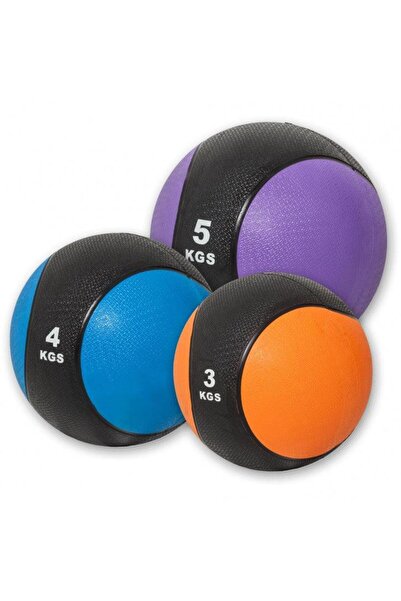 Gorilla Sports Minge medicinală din cauciuc 1 - 10 kg % SET 12 KG