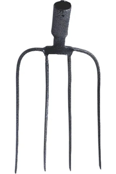 Flamex Cap furcă 4 coarne, oțel carbon, gri