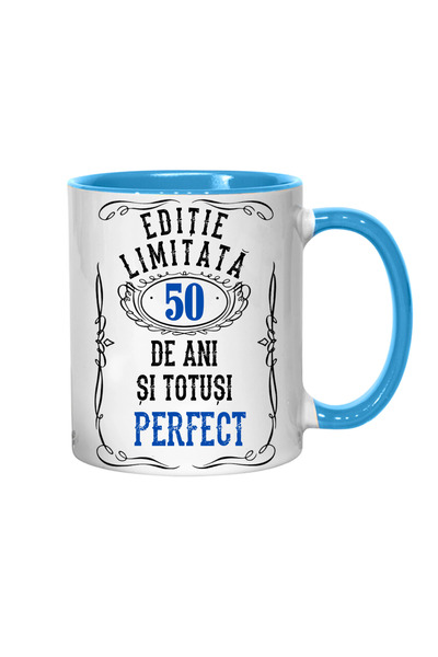 INOVATIX Personalized Can - Limited Edition 50 Years and Perfect, Blue Interi...