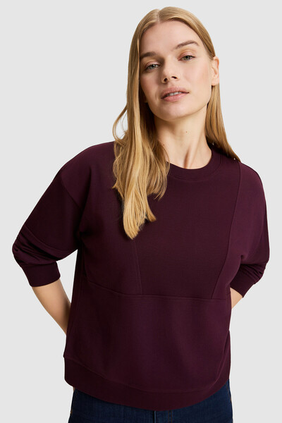 U.S. Polo Assn. Women's Burgundy Sweatshirt 50329004-Vr180