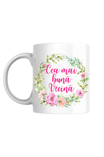 INOVATIX Personalized mug - Best Neighbor!, white, 330 ml