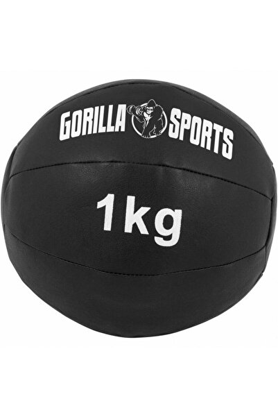 Gorilla Sports Minge medicală Wall Ball din piele sintetică 1 - 10 kg 1 KG
