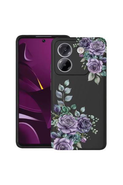 bestcase ®   TPU ултра тънък калъф за Honor 600 Smart, Флорален - Пастелен ро...