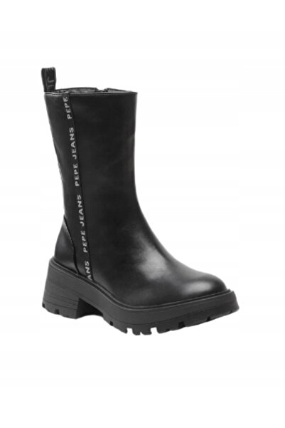 Pepe Jeans Botine negre cu logo 36 AWE