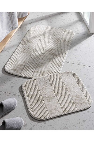 Madame Coco Adenya Sepeti Eze 2-Piece Bath Mat - Earth