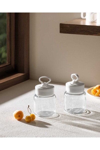 Madame Coco Adenya Sepeti Colina 3-Piece Baby Jar - Soft Gray - 300 ml