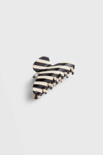 Oysho Large striped hair claw