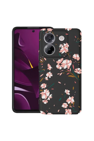 bestcase ®   TPU Ултра тънък калъф за Honor 600 Smart, Флорален - Пастелна ро...
