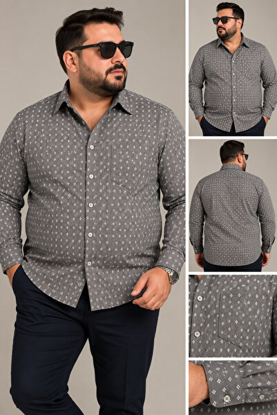 PASSERO Wide Cut Cotton Shirt
