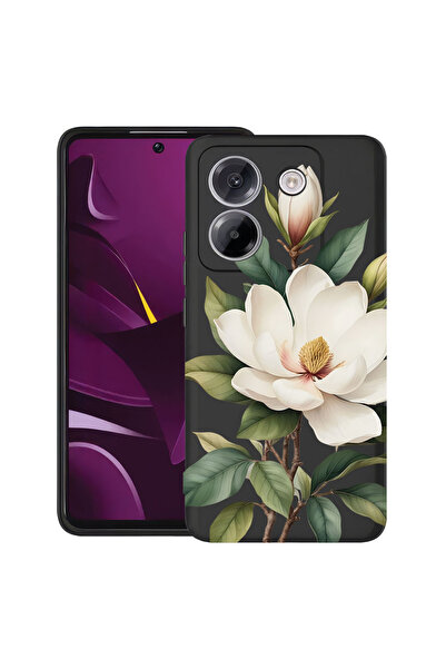 bestcase ®   TPU ултра тънък калъф за Honor 600 Smart, Флорален - Бяла магнол...