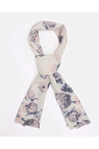 REDTAG Women Off White Floral Lightweight Scarf 180x70cm