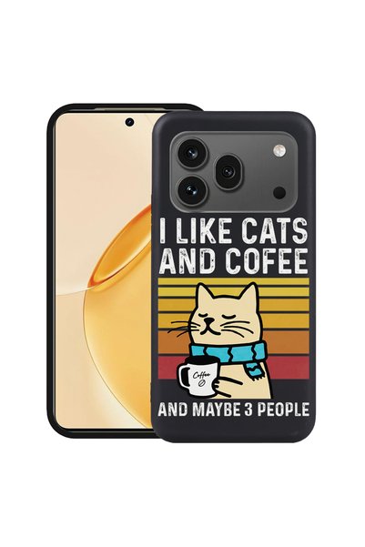 bestcase ®   Θήκη TPU Υπέρλεπτη για Honor 600 Pro, Γάτες και Καφές, 3159954 B...