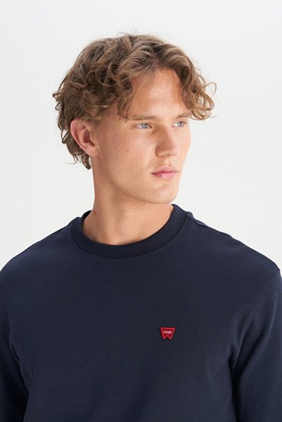WRANGLER Lacivert Erkek Sweatshirt GW2520255