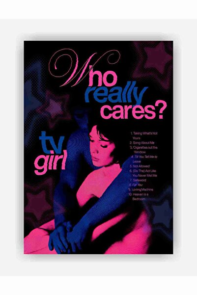 fırsatlar diyarı TV Girl - Who Really Cares Duvar Posteri - Kalın Kağıt - Çer...