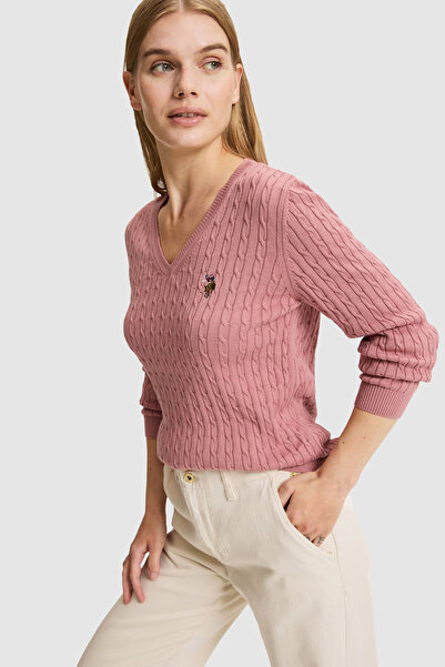 U.S. Polo Assn. سترة أوركيد الأساسية للسيدات 50327575-VR221