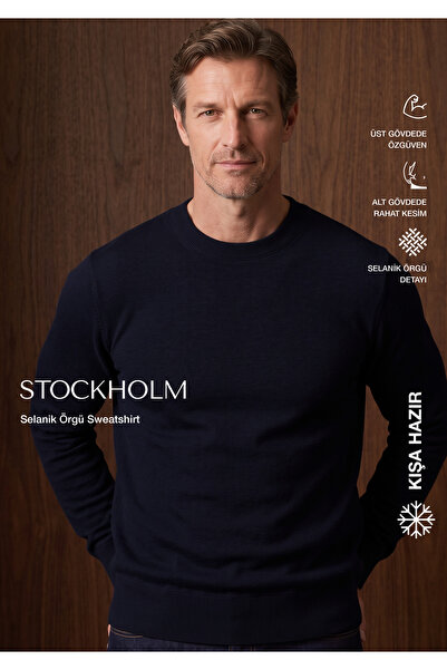 simpleQloth Stockholm |   Crew Neck Sweatshirt-Black