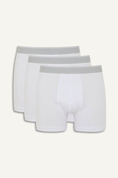 DeFacto Regular Fit 3-Piece White Men's Boxer G8561Ax/Wt34