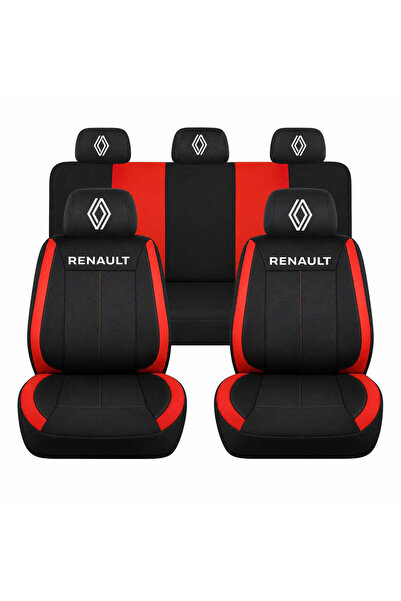 Autohelix MSA Set huse scaune Universal Vision, Roșu, Personalizate pentru No...