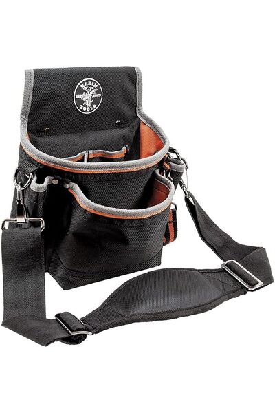 Klein Tools 5240 Tool Pouch, Tradesman Pro Maintenance Tool Pouch with 9 Pock...