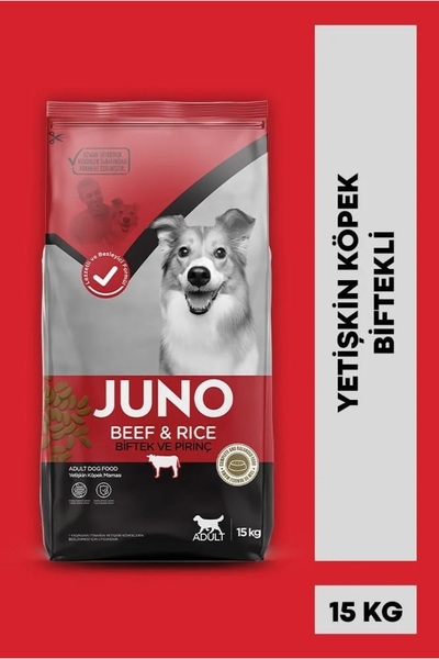 PERİTAS JUNO Sığır Etli ve Pirinçli Yetişkin Köpek 15 kg