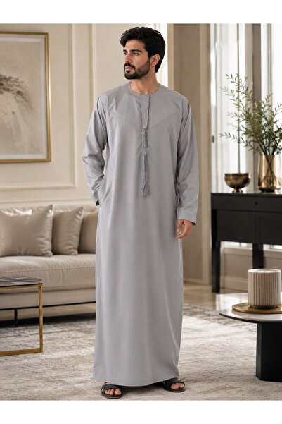 Generic Brand ثوب إماراتي رجالي – كندورة خليجية أنيقة ومريحة – عرض 28 إنش