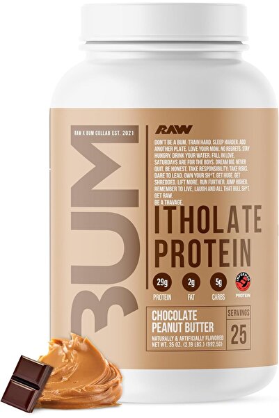 RAW Whey Isolate Protein Powder, Chocolate Peanut Butter (CBUM Itholate) - 10...
