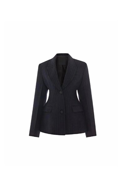 CAMILLE HOURGLASS BLAZER LACIVERT